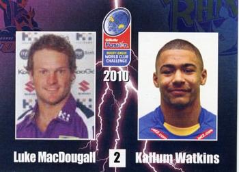 2010 Gillette World Cup Challenge #2 Luke MacDougall / Kallum Watkins Front